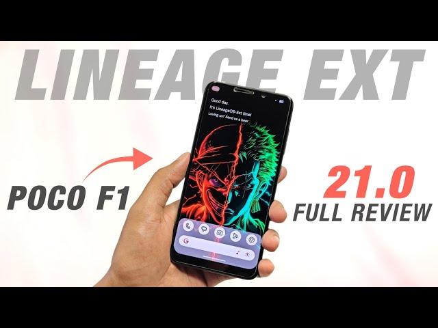 POCO F1 - Lineage OS Ext 21.0 - Android 14 - Smooth Rom - Customizations & More