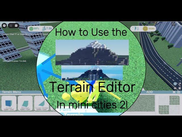 How to use the Terrain Editor | Mini Cities 2