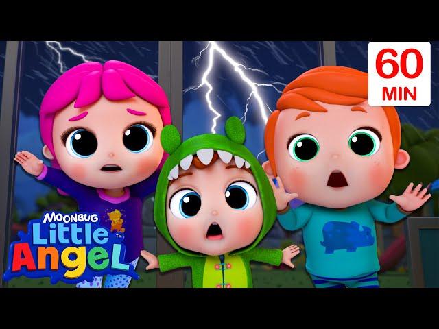 Brave the Storm!  | Little Angel| Kids Songs & Nursery Rhymes | Be Brave!