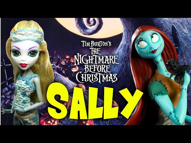 THE NIGHTMARE BEFORE CHRISTMAS | Making SALLY DOLL | Monster High Doll Repaint by Poppen Atelier