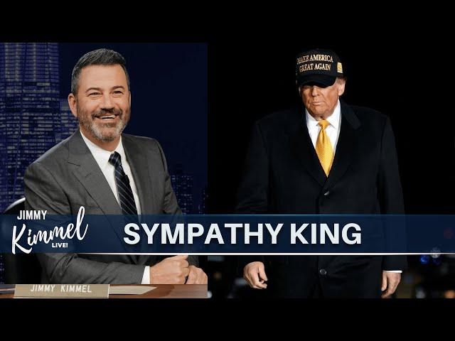 "Jimmy Kimmel Roasts Trump’s ‘Sympathy King’ Routine and Kamala’s ‘Lizard’ Image!"