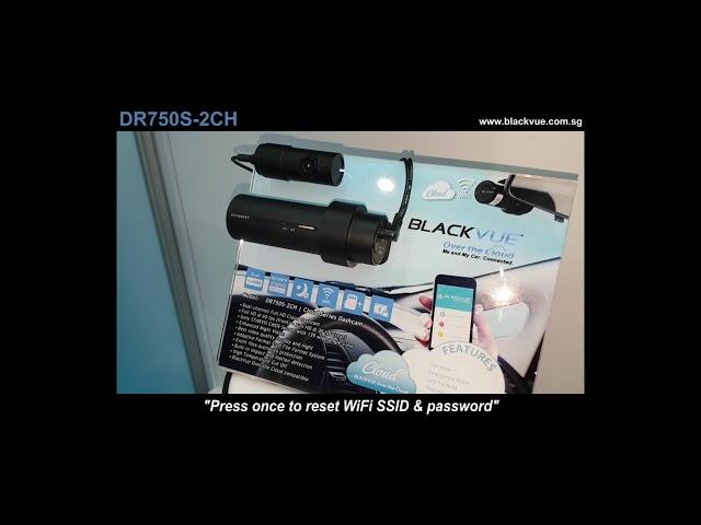 BlackVue DR750S / DR900S - Reset WiFi SSID and password using WiFi button (Tutorial)