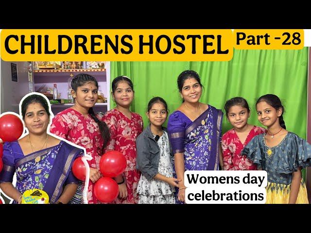 Childrens Hostel part -28 || womens day celebration with warden || rider mallesh hostel videos