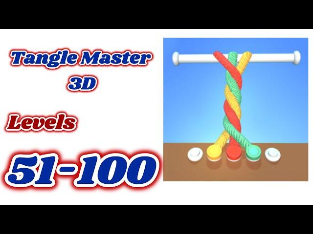 Tangle Master 3D Levels 51 - 100 Gameplay Walkthrough | (IOS - Android)