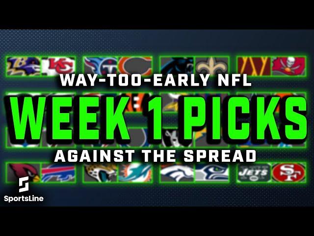 PICKING EVERY 2024 NFL WEEK 1 GAME AGAINST THE SPREAD! | SportsLine