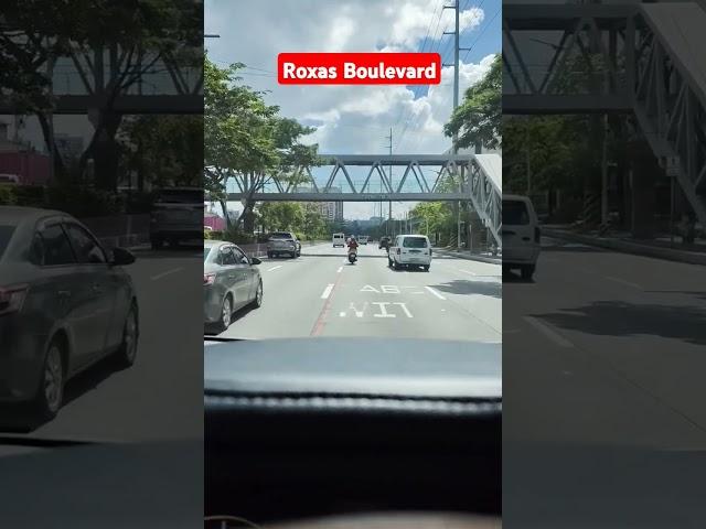 Roxas Boulevard going way to Cavitex near COD.#buhaydriver #RoxasBoulevardManila #shortvideo