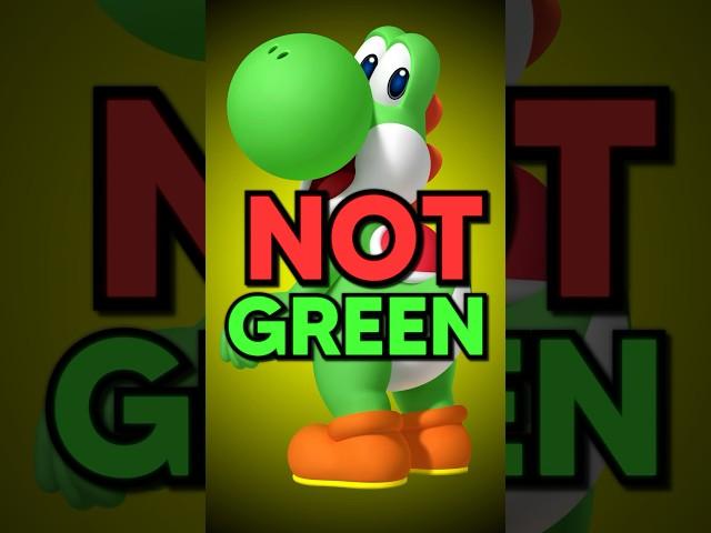 Yoshi is NOT Green…