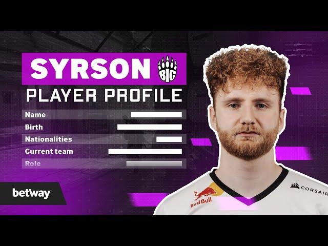 BIG syrsoN | Betway CS:GO Player Profile