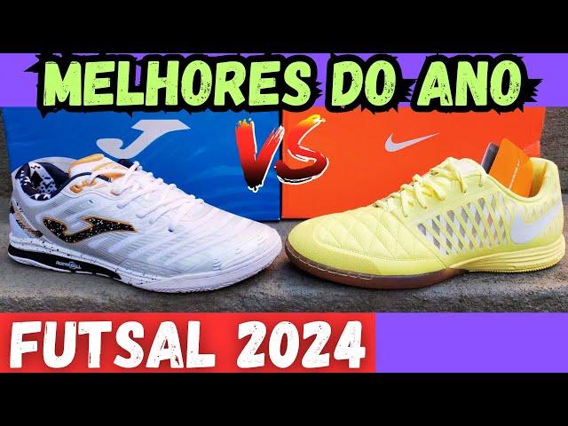 MELHORES CHUTEIRAS DE FUTSAL‼ NOVA JOMA REGATE REBOUND 2024 E NIKE LUNAR GATO 2 NOVA TÁ PREPARADO