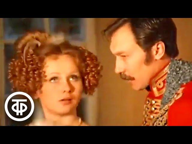 Олег Янковский и Нийоле Ожелите в фильме "Два гусара" (1984)