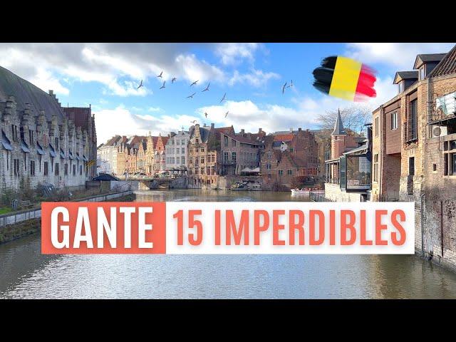 GHENT: what to see in 1 day | Tourist places in BELGIUM 