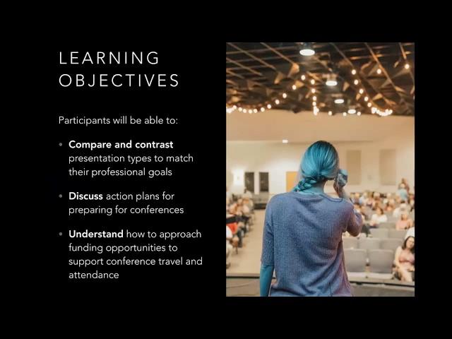 Beyond the Podium: Preparing for Conferences