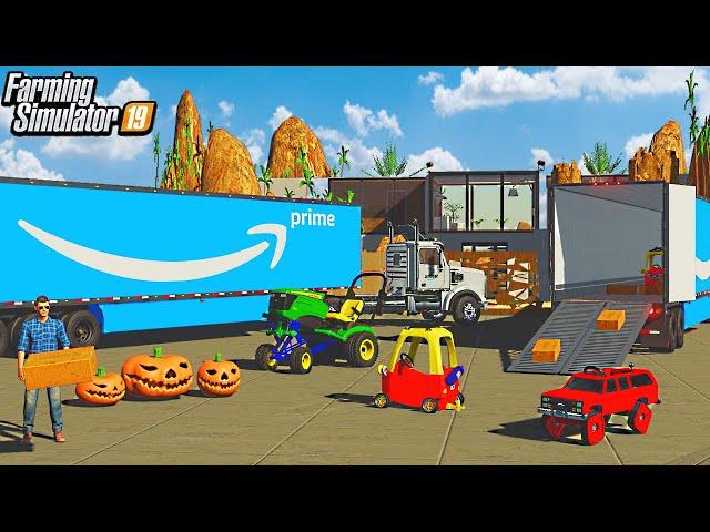 DELIVERING CRAZY TOYS! (AMAZON PRIME) | FS19