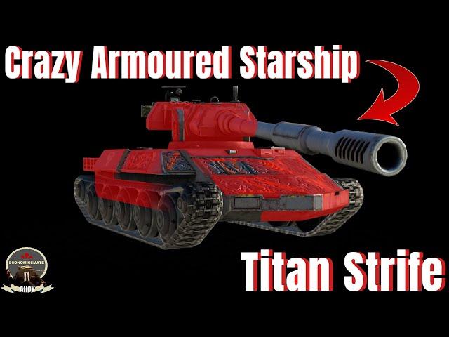 THIS NEW TANK HAS CRAZY ARMOUR IN WOTB! TITAN STRIFE REVIEW