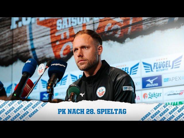  PK nach dem Spiel: F.C. Hansa Rostock vs. FC Erzgebirge Aue | 3. Liga #fchaue