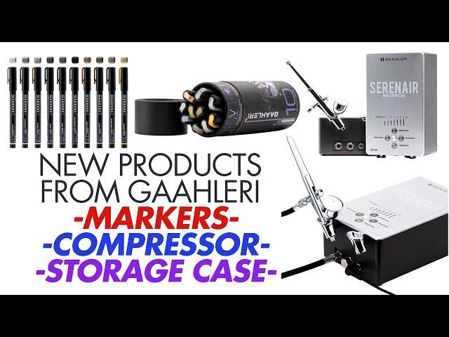 Testing 3 New Products - Mini Compressor - Markers - Storage Case By Gaahleri