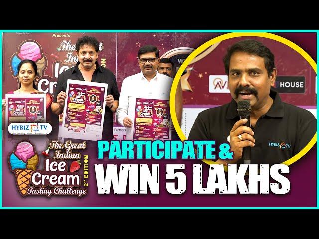 Rajgopal Madishetty -MD Hybiz tv The Great Indian Ice Cream Tasting Challenge 2nd Edition