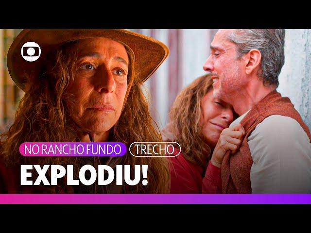 Zefa e Tico Leonel se reconciliam e ela decide explodir a gruta azul!  | No Rancho Fundo | TV Globo