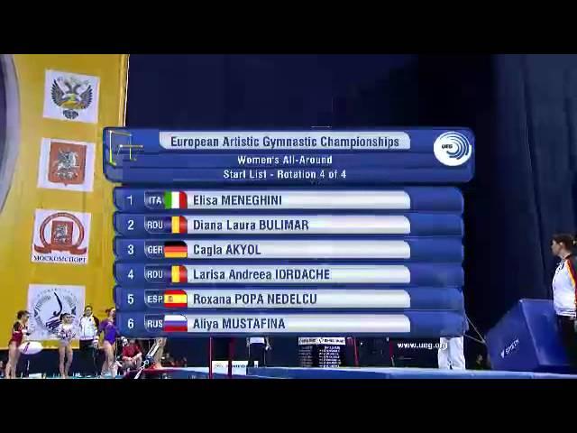 European Championships 2013 Gymnastics Moscow Women AA