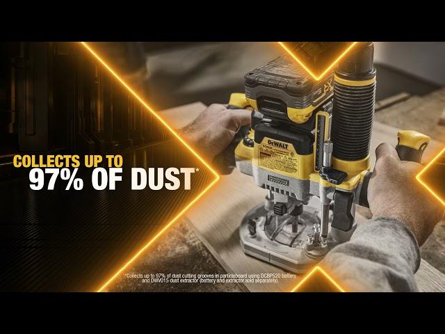 Introducing the Most Powerful 20V MAX* Cordless Router from DEWALT®** [DCW620]