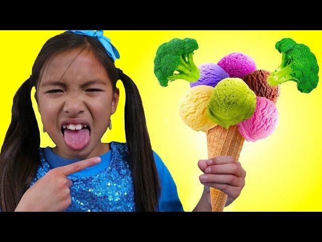 Do You Like Broccoli Ice Cream Song | Wendy Pretend Play Singing Kid Nursery Rhymes