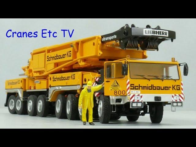 YCC Liebherr LTM 1800 Mobile Crane 'Schmidbauer' by Cranes Etc TV