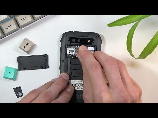 How to Install SIM Card and SD Card Into CUBOT King Kong Mini 2