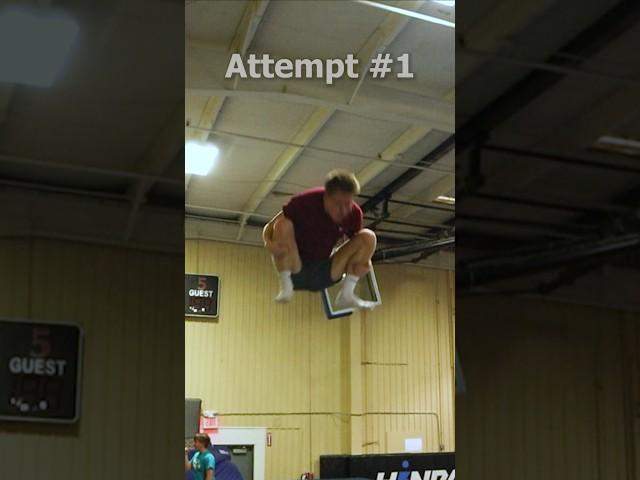 TRIPLE FLIP FROM MY STOMACH???
