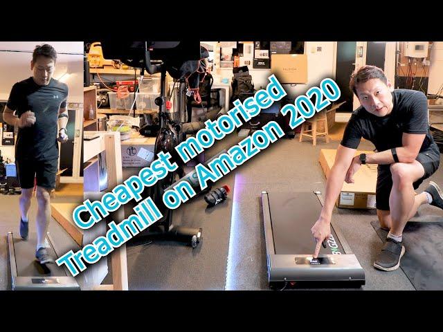 Bigzzia Motorised Under Desk Treadmill review by Benson Chik Cheapest treadmill on Amazon 2020