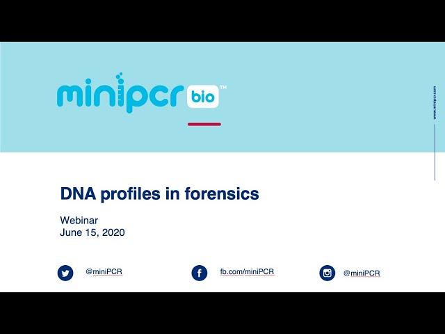 Live demo: Forensic DNA lab