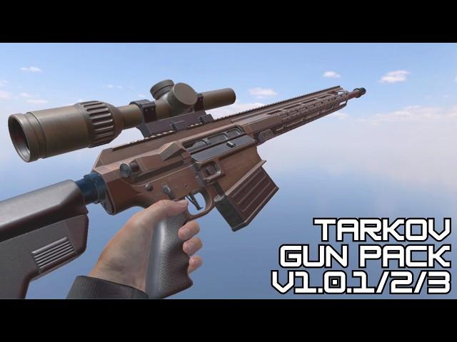 Everything in v1.0.1 - v1.0.3 of the Tarkov Gun Pack! | Bonelab Mods