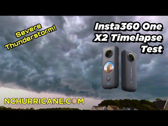 Severe Thunderstorm Time-lapse Captured with the Insta360 One X2 ️