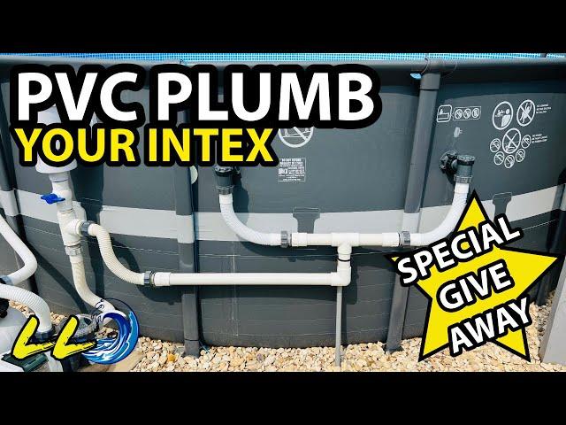 How to PVC Plumb your intex pool and stay Flexible.