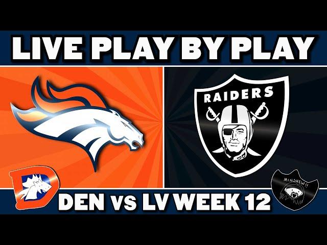 Broncos vs Raiders Live Play by Play & Reaction