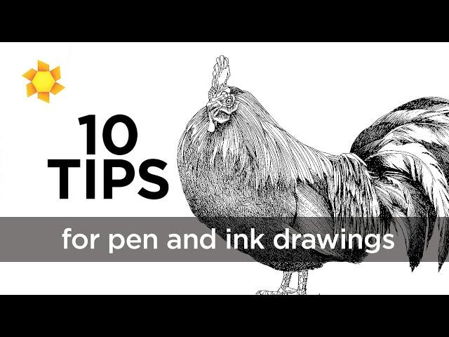 10 TOP TIPS for detailed pen and ink drawings