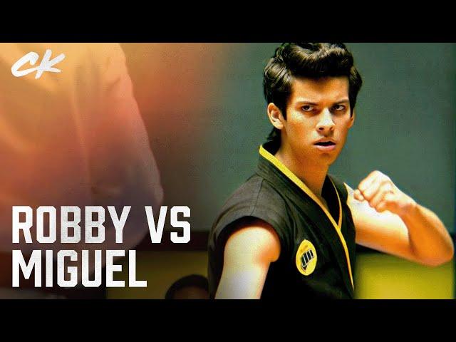 Robby vs. Miguel: All Valley Final Fight | Cobra Kai (Tanner Buchanan, Xolo Maridueña)