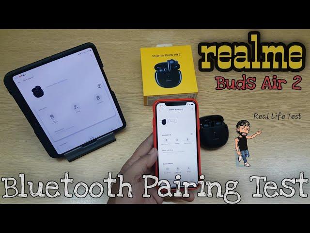 realme Buds Air 2  - Bluetooth Pairing Test (English)