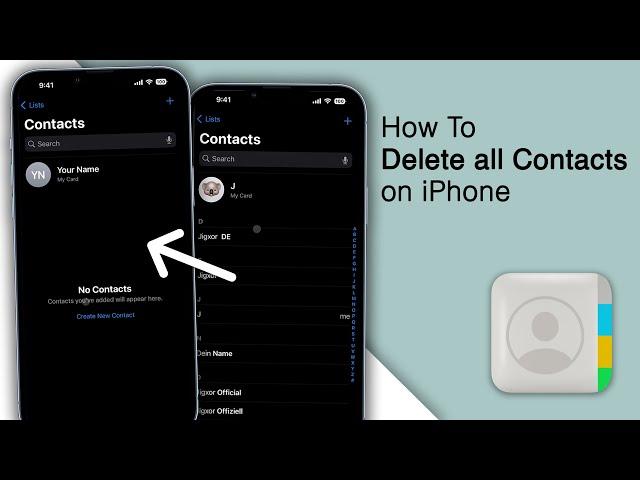 How to Delete All iPhone Contacts at Once [2023]