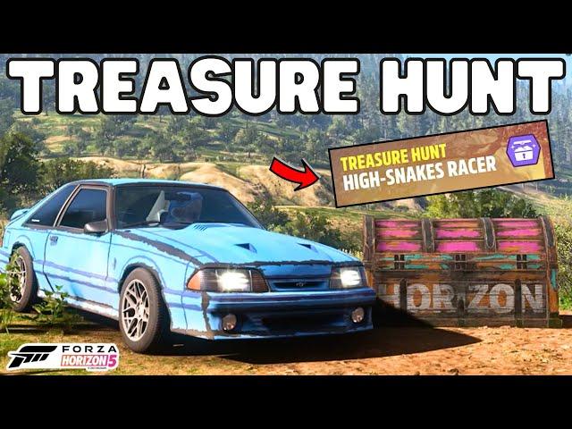 Forza Horizon 5-How to complete Treasure hunt HIGH-SNAKES RACER-Summer Treasure hunt Series 39