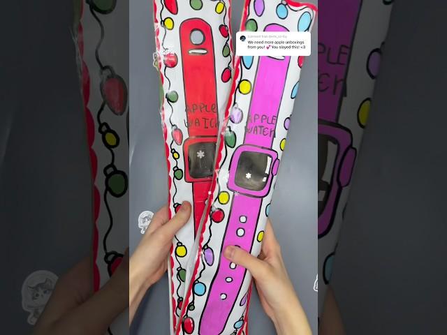 Apple Watch Christmas Blind Bags!#diy #blindbag #draw #unboxing #shorts #paper #craft #youtube