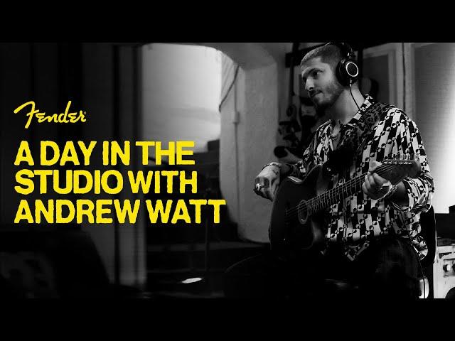 A Day in The Studio with Andrew Watt | American Acoustasonic Jazzmaster | Fender