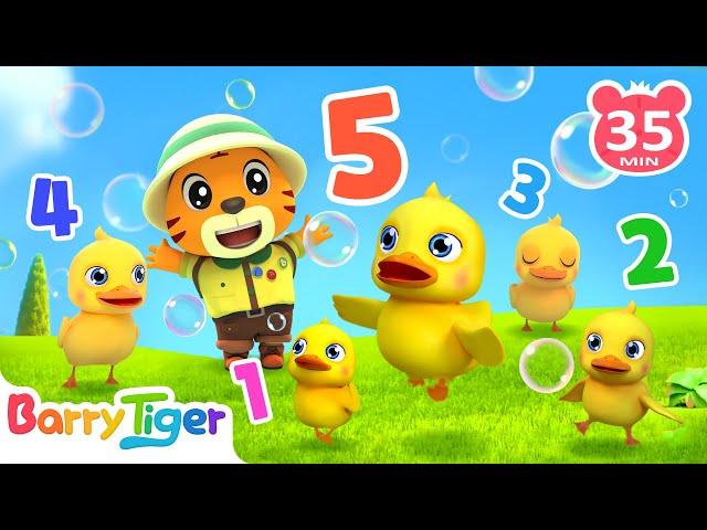 數鴨子 | 大合集 | 經典熱門兒歌 | Kids Song | 動畫 | 童謠 |  貝樂虎中文 | Nursery Rhymes