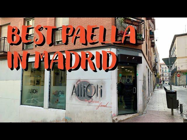 BEST Paella in Madrid