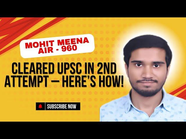 UPSC Law Optional Strategy & Experience: Mohit Meena (NLU Delhi)