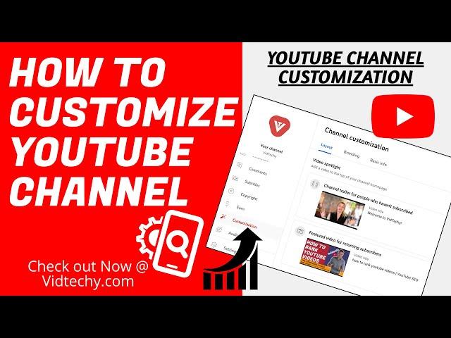 how to customize youtube channel