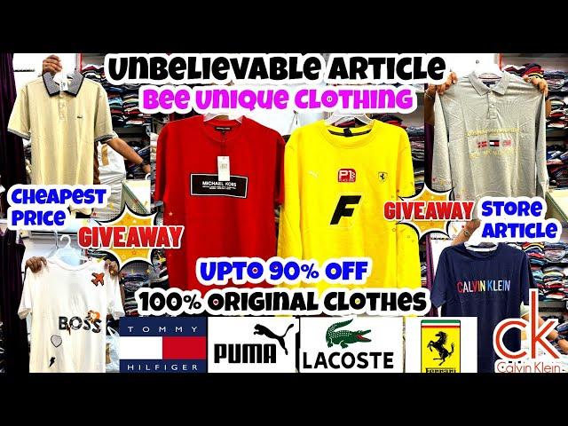 International & Luxury Brands  | Upto 90% Off | Puma, Lacoste, Ferari | Branded Clothes in Mumbai