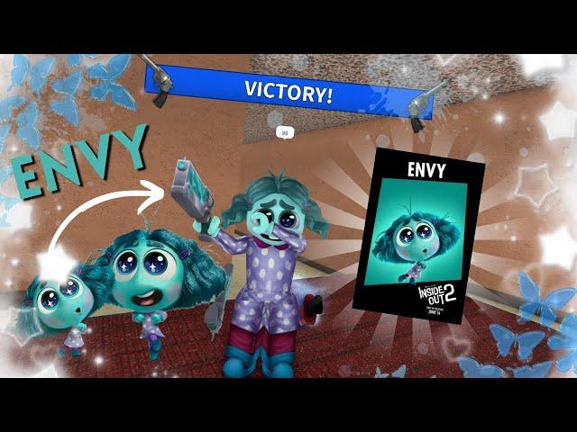 Playing Murder Mystery 2 as ENVY from INSIDE OUT 2! + KEYBOARD ASMR