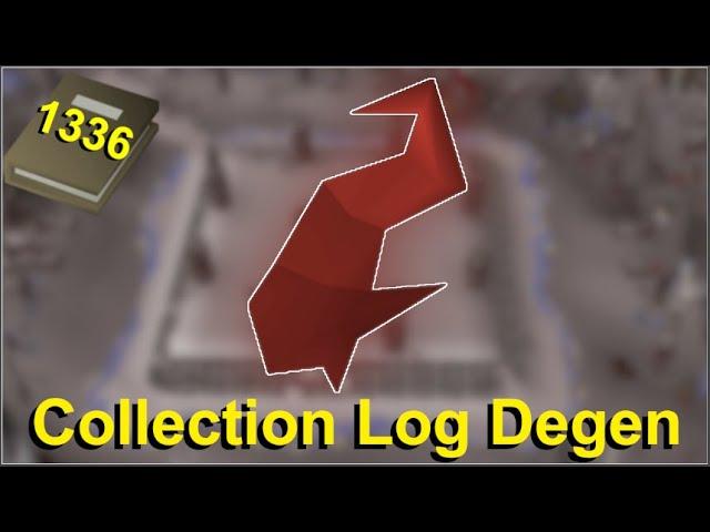 I Spent 2 Weeks for this one Item ~ Ironman Collection Log Degen E110