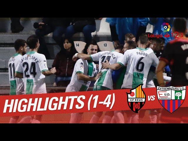 Highlights CF Reus vs Extremadura UD (1-4)