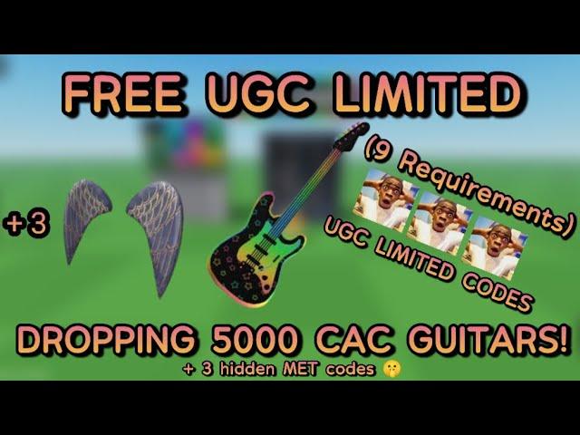 DROPPING 5000 CAC GUITARS!  (FREE UGC LIMITED)